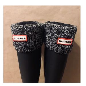 Knitted Cuff Tall Hunter Boot Socks
